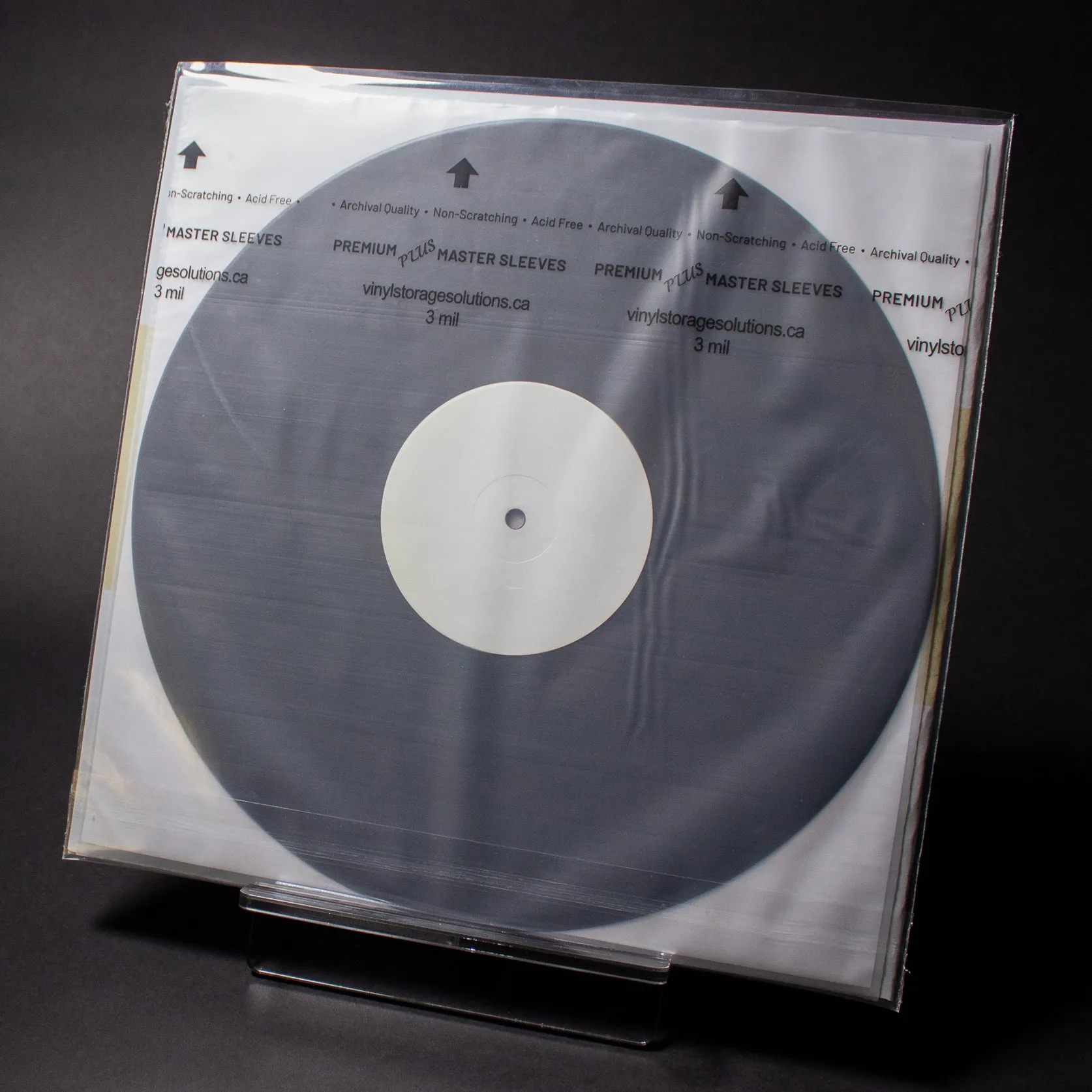 12" Dual Pocket Outer Sleeves w/ Sealable Flap (Tape on Flap) - 4mil (25 pack)