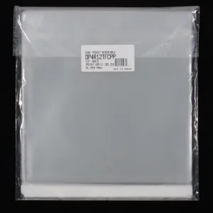 12" Dual Pocket Outer Sleeves w/ Sealable Flap (Tape on Flap) - 4mil (25 pack)