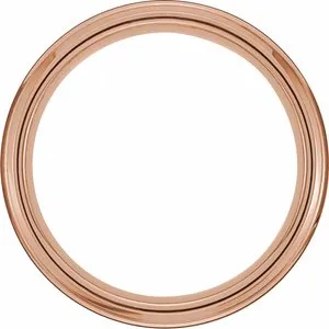 18K Rose Gold PVD & Black PVD Tungsten Band with Satin Finish TAR52266 - 4 mm - 6 mm