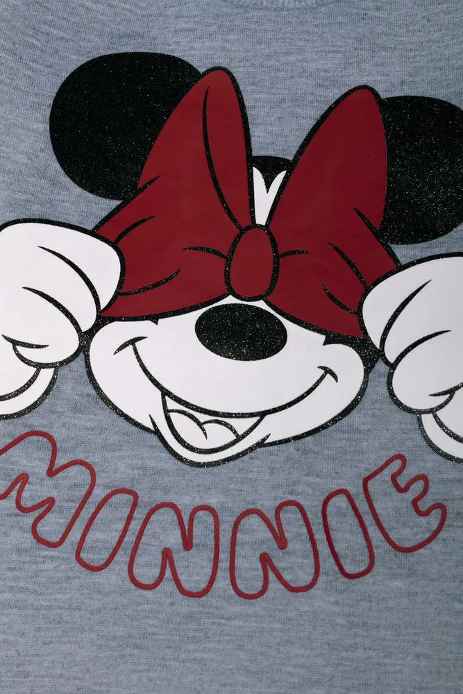 2 Pack Minnie Mouse Grey And Red