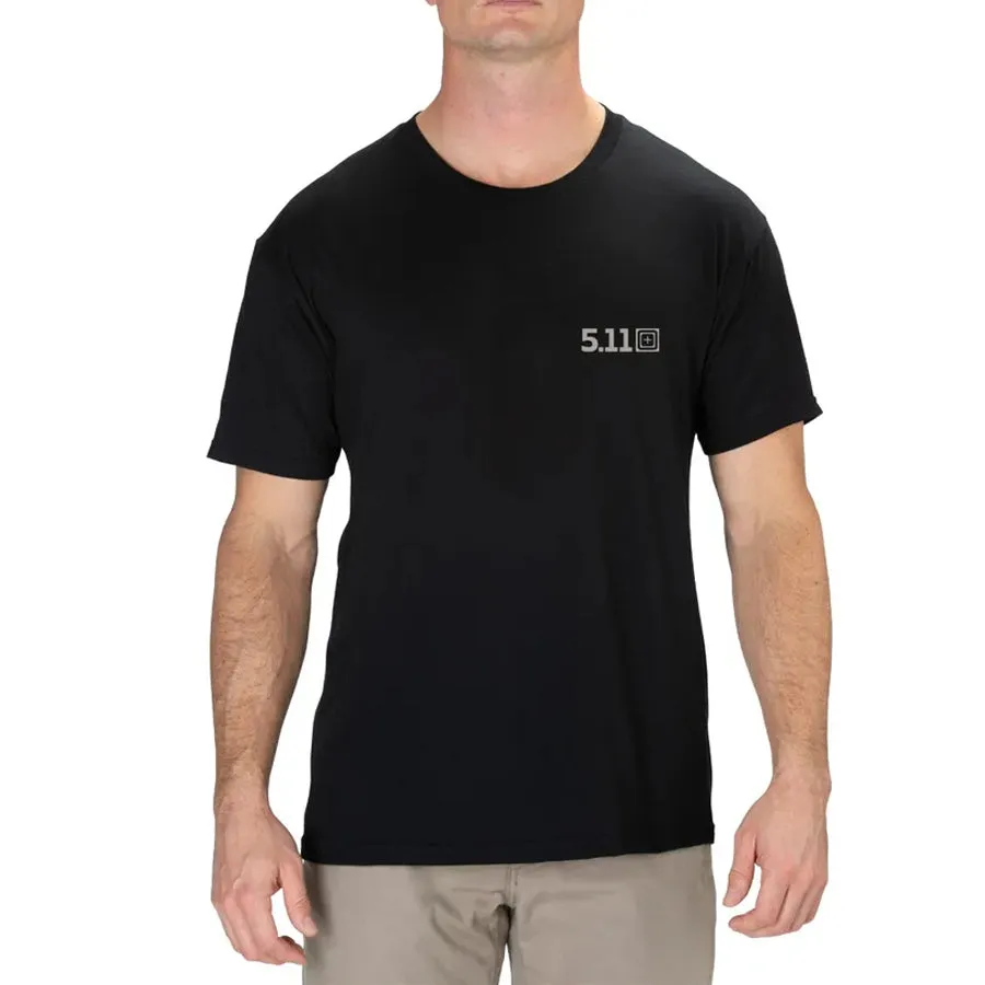 5.11 Tactical Cut Above Tee Short Sleeve Shirt Black