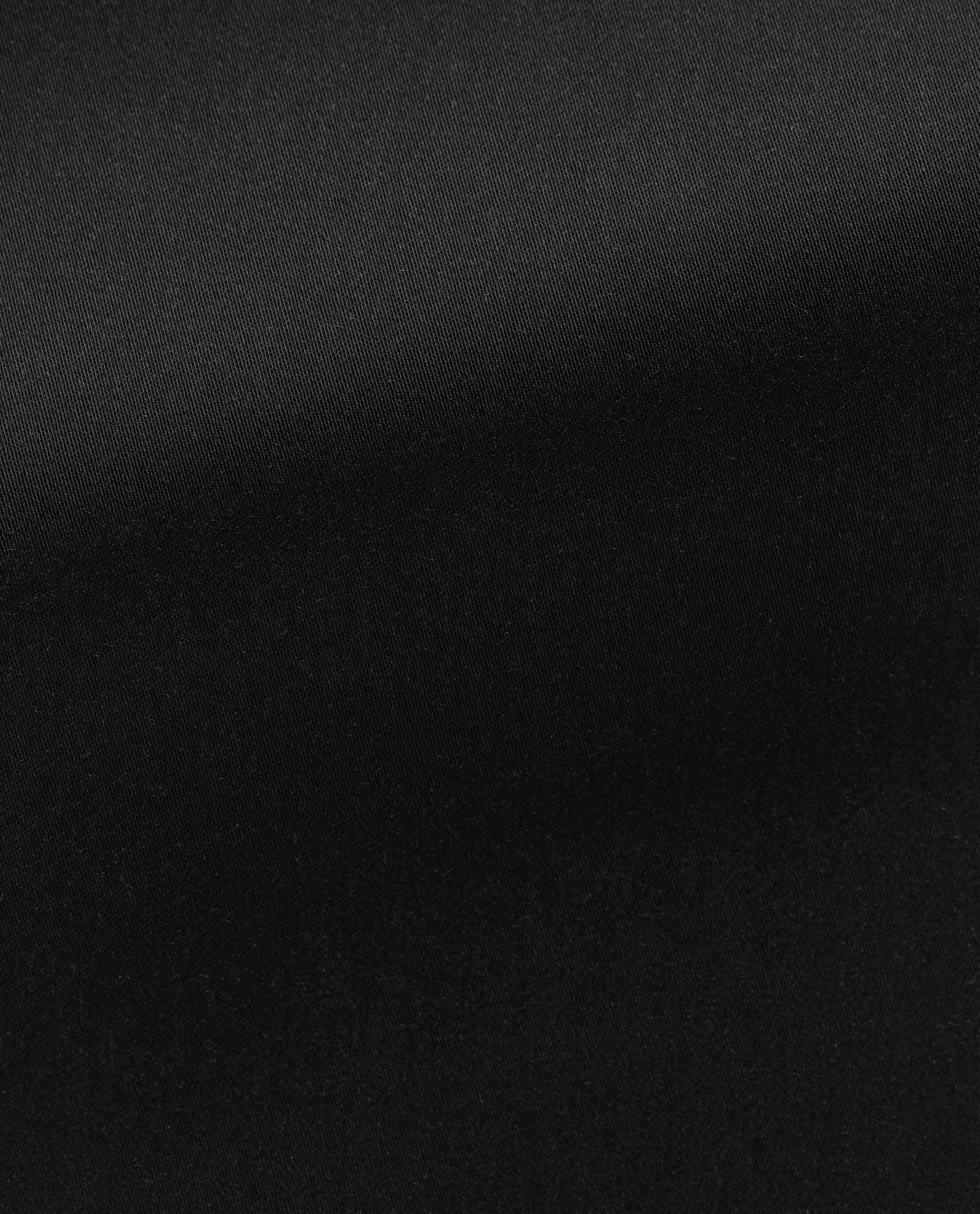 Albini Black Twill 365 Easy Care Fine Cotton