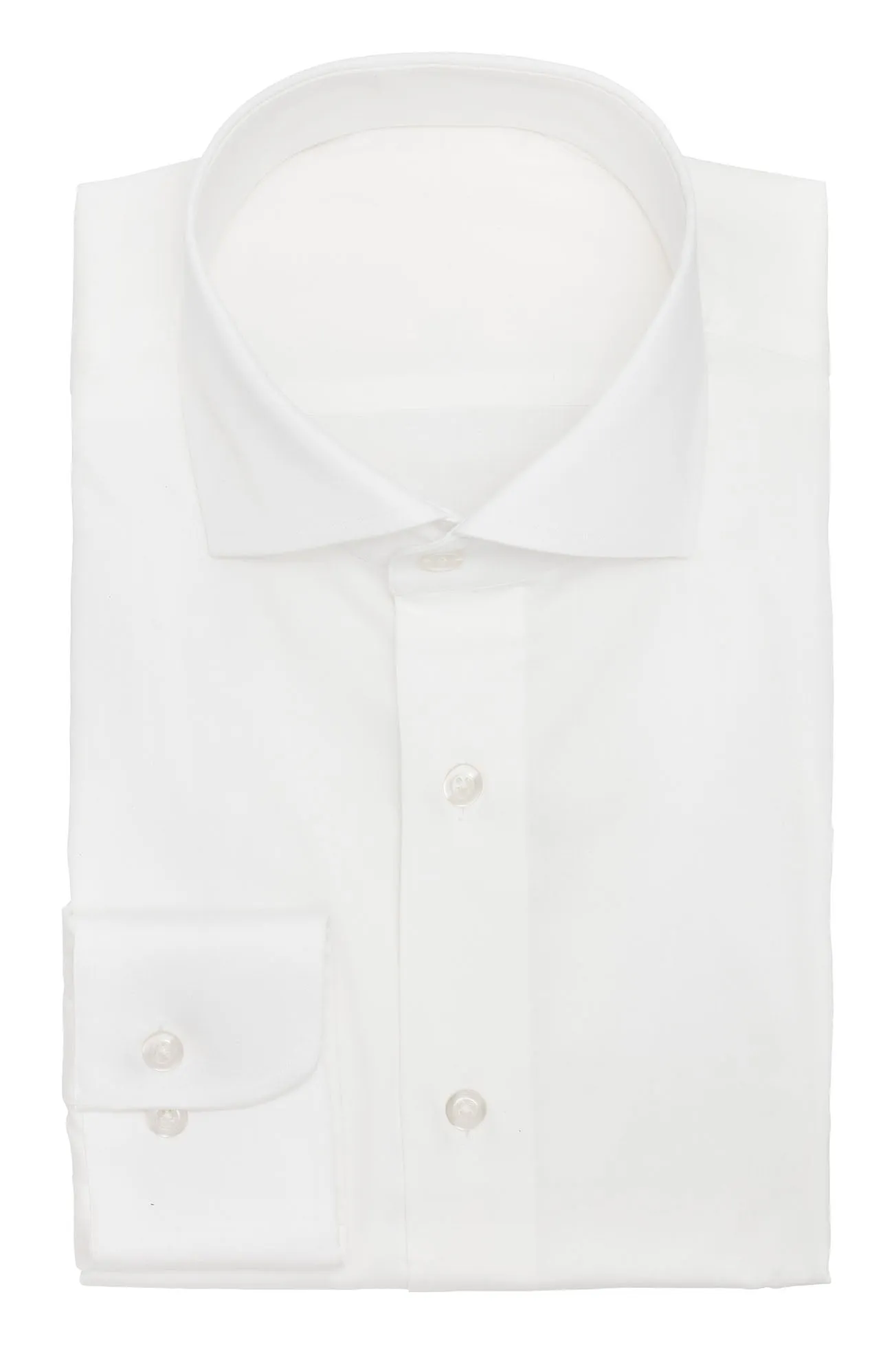 Albini Ivory Satin Twill 365 Easy Care Fine Cotton