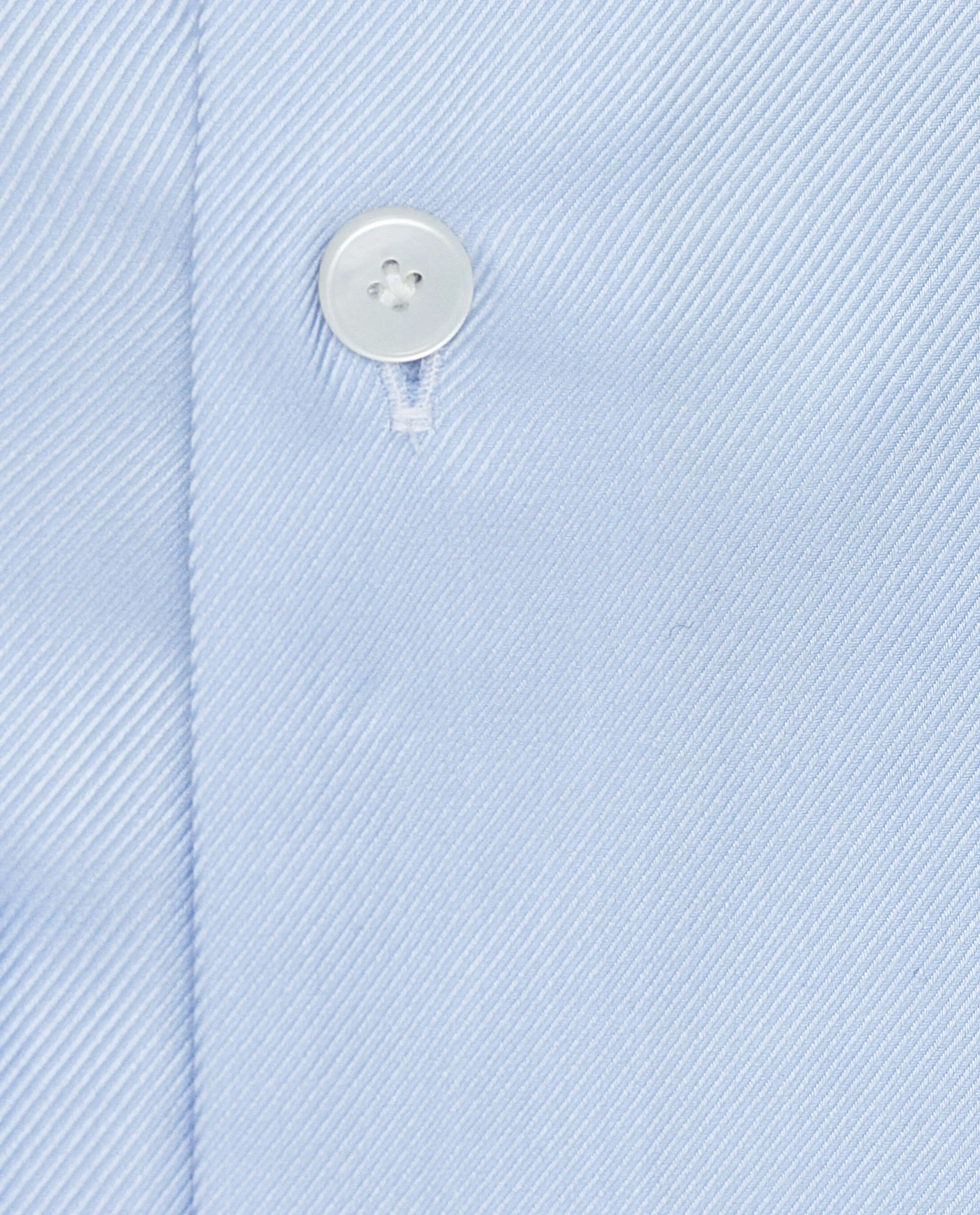 Albini Light Blue Twill 365 Easy Care Fine Cotton