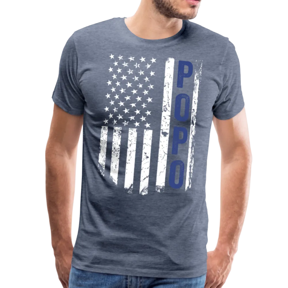 American Flag Popo Men's Premium T-Shirt