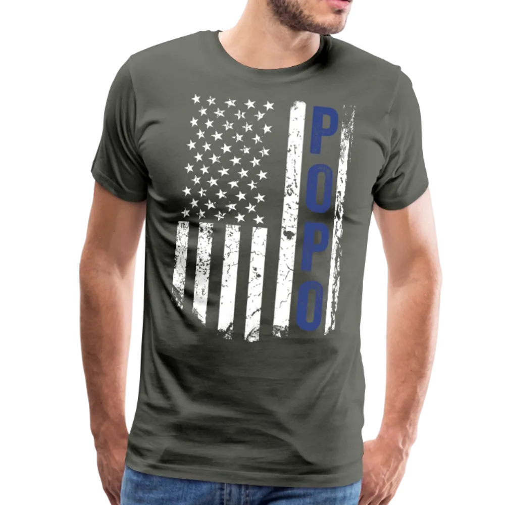 American Flag Popo Men's Premium T-Shirt