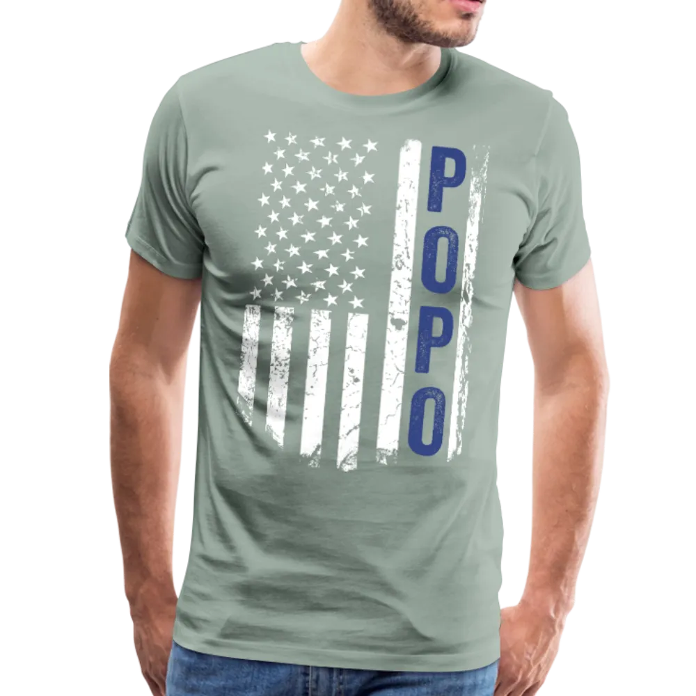 American Flag Popo Men's Premium T-Shirt