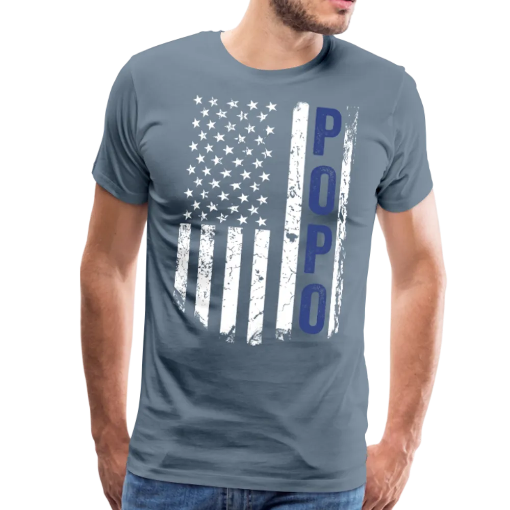 American Flag Popo Men's Premium T-Shirt