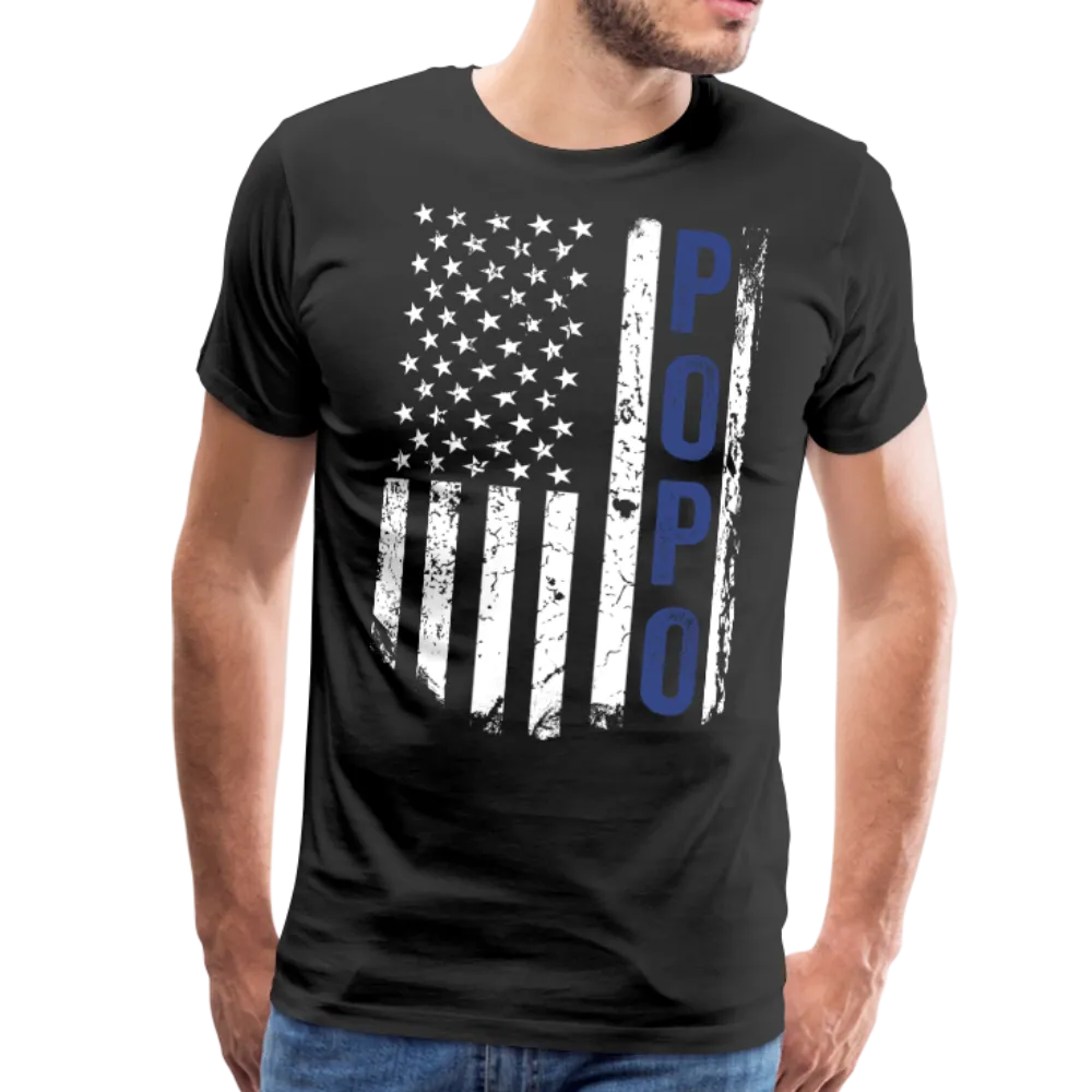 American Flag Popo Men's Premium T-Shirt