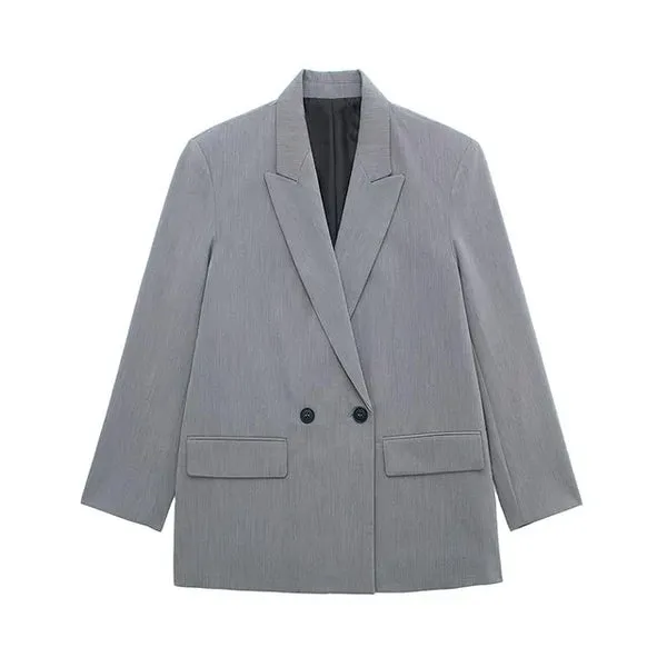 Amiah - elegant blazer with long sleeves and a structured design