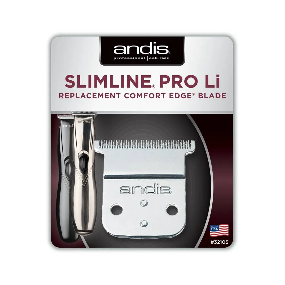 ANDIS - Slimline Pro Li Trimmer Replacement Blade Set - Carbon Steel