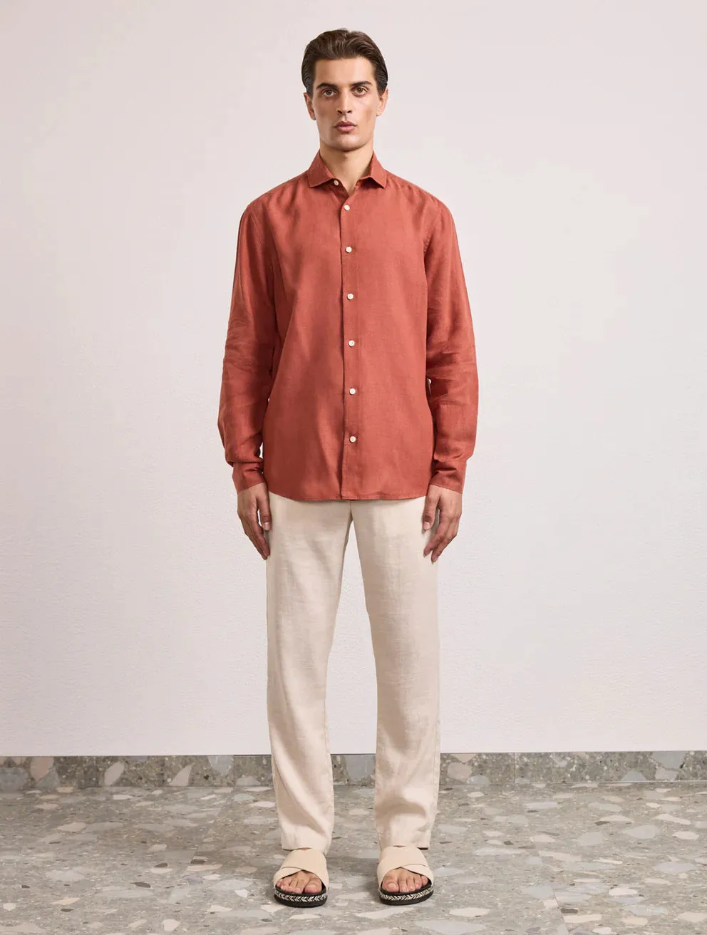 ANTONIO GD LINEN SHIRT L/S