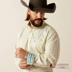 ARIAT CLASSIC WT GRIFFIN CREAM LONG SLEEVE SHIRT - 2375