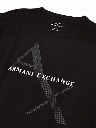 Armani Exchange Mens Quilted Logo Tee