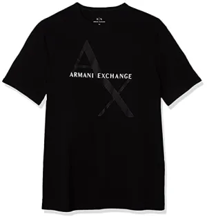 Armani Exchange Mens Quilted Logo Tee