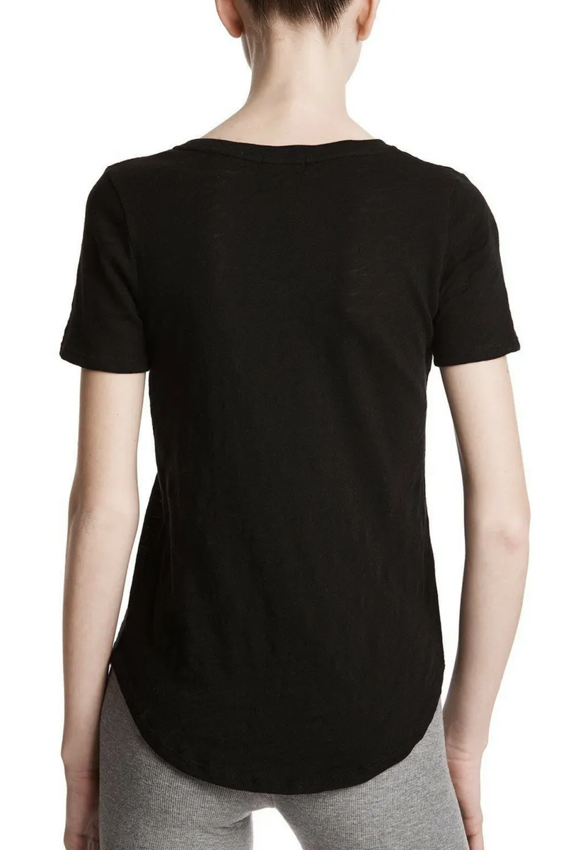 ATM Anthony Thomas Melillo Slub Jersey V-Neck Tee
