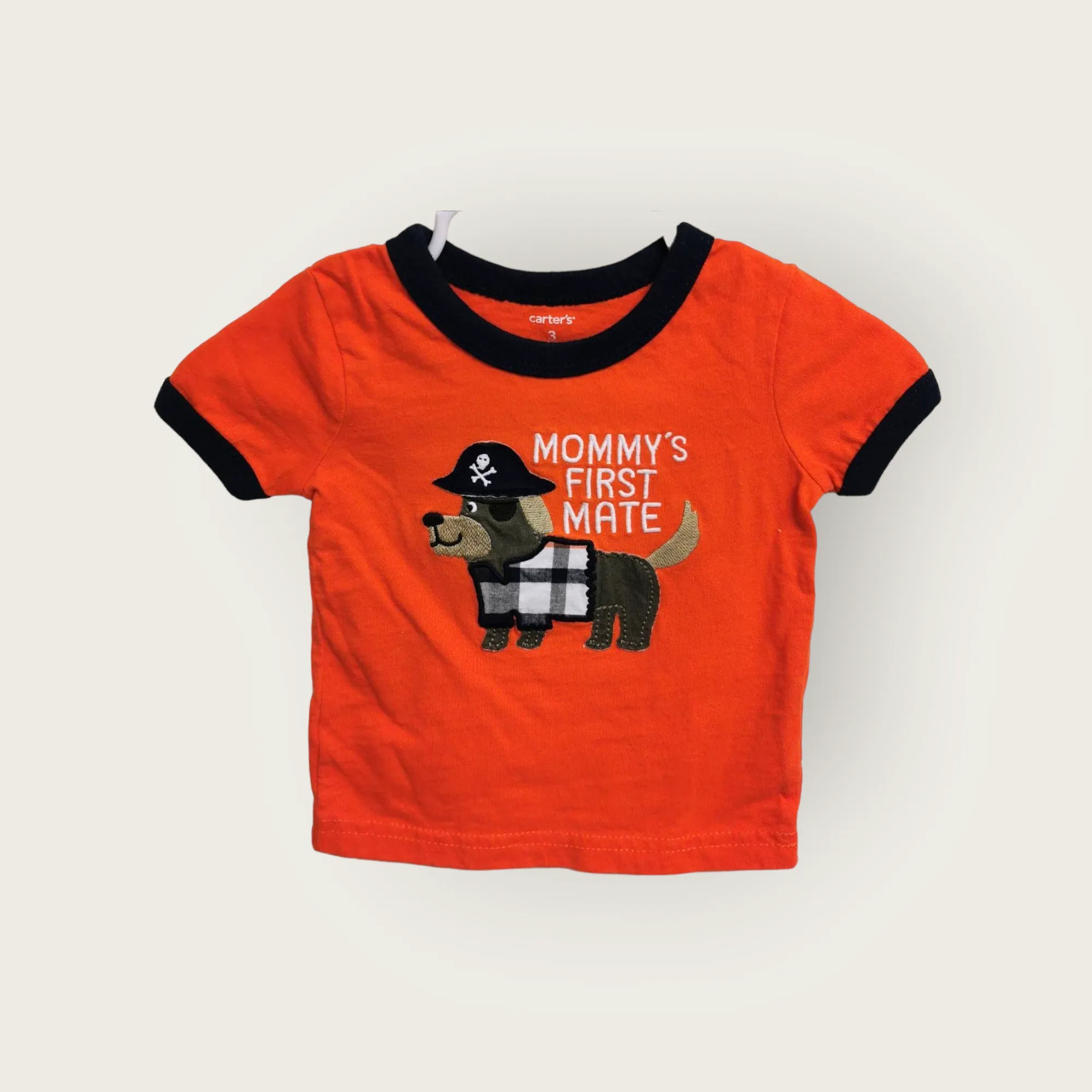 BABY BOY SIZE 2/4 MONTHS - LITTLE BOY STAR & CARTER'S, 2 Pack, Soft Cotton, Graphic T-shirts EUC B49