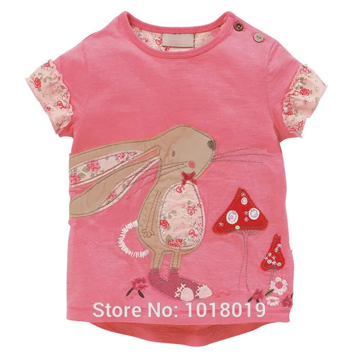 Baby Girls T-Shirts Clothing Children Toddler Kids Clothes Short Tees t Shirts Girls Summer