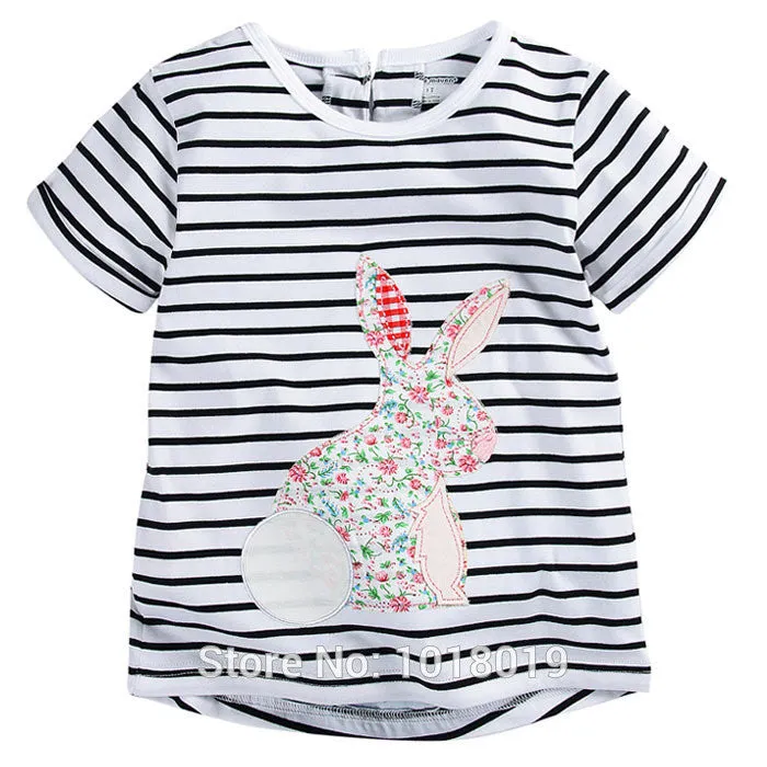Baby Girls T-Shirts Clothing Children Toddler Kids Clothes Short Tees t Shirts Girls Summer