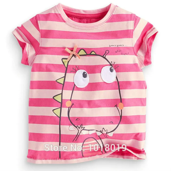 Baby Girls T-Shirts Clothing Children Toddler Kids Clothes Short Tees t Shirts Girls Summer