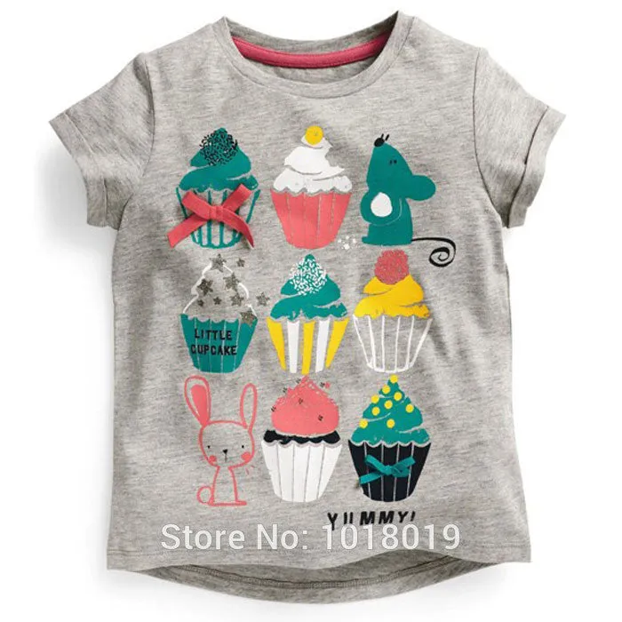 Baby Girls T-Shirts Clothing Children Toddler Kids Clothes Short Tees t Shirts Girls Summer