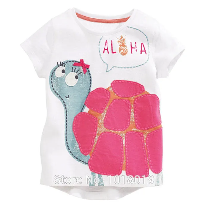 Baby Girls T-Shirts Clothing Children Toddler Kids Clothes Short Tees t Shirts Girls Summer