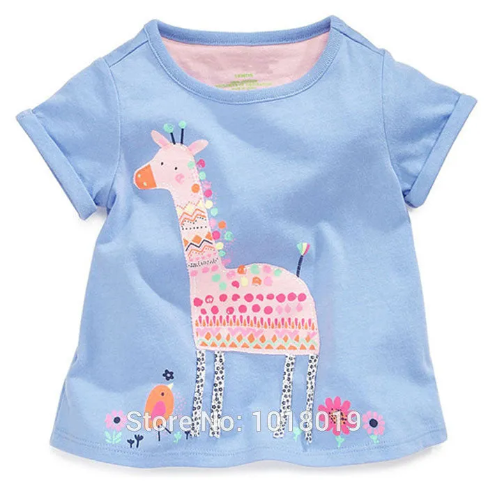 Baby Girls T-Shirts Clothing Children Toddler Kids Clothes Short Tees t Shirts Girls Summer