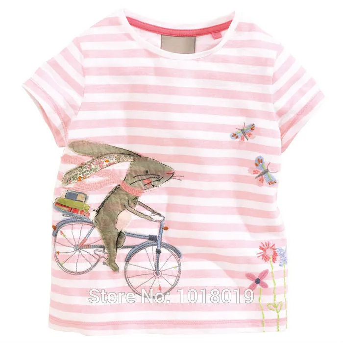 Baby Girls T-Shirts Clothing Children Toddler Kids Clothes Short Tees t Shirts Girls Summer