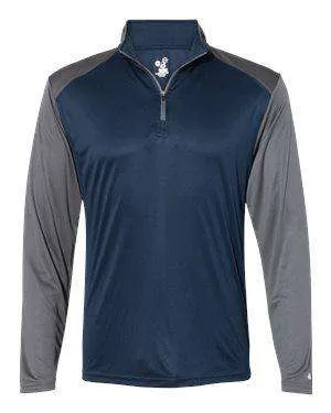 Badger Sport Men's Sunblock 1/4-Zip Pullover Jacket - 4006