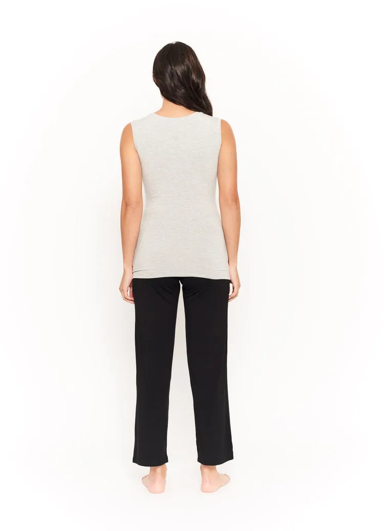 Bamboo Tank Top - Grey Marle