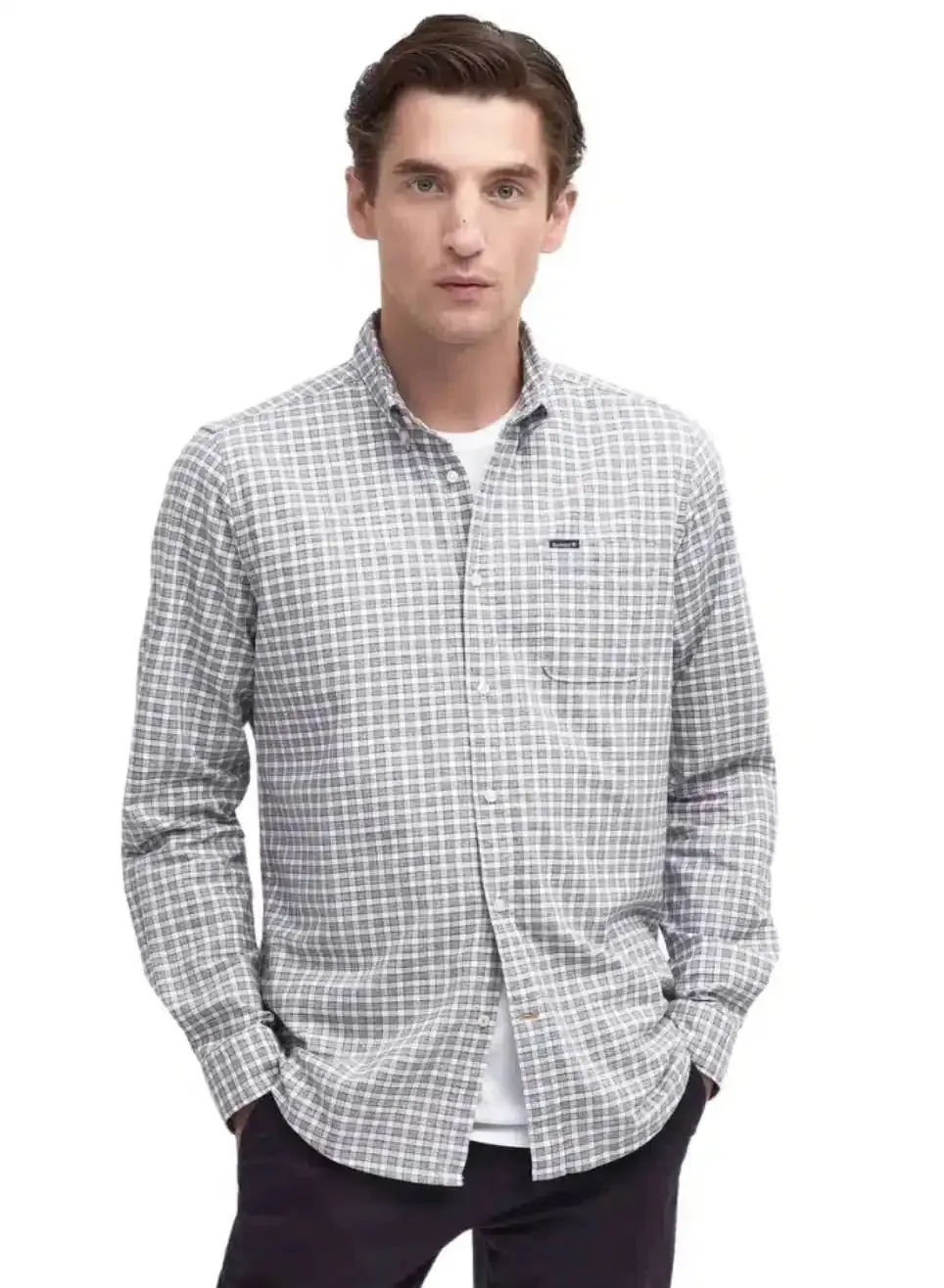 Barbour Mens Banner Tailored Shirt Chambray