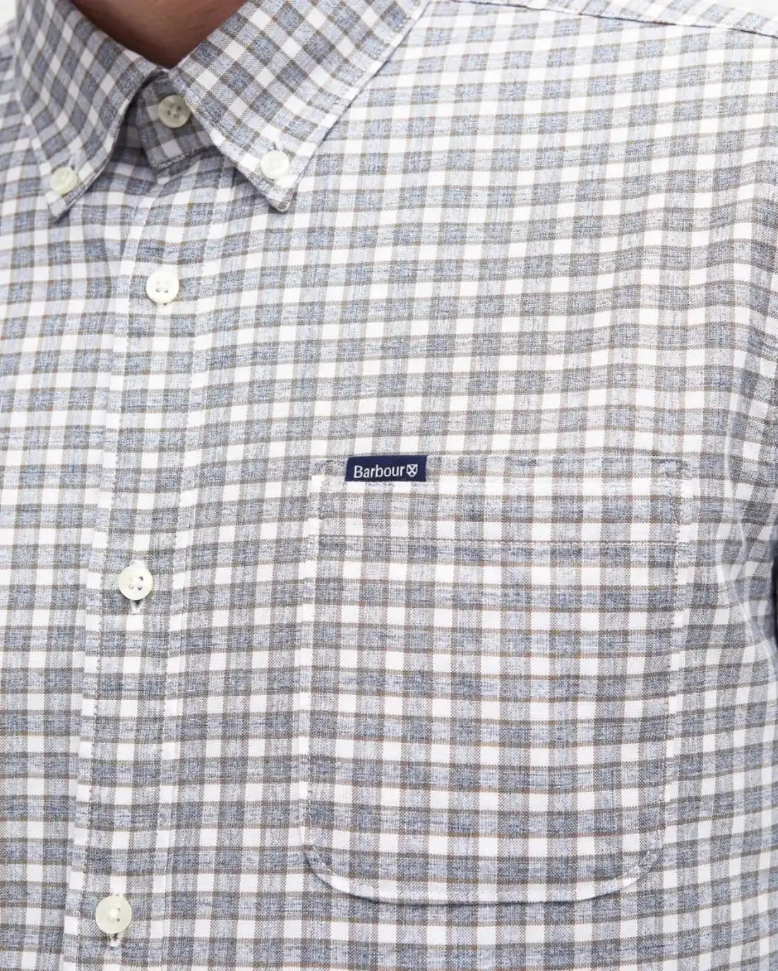 Barbour Mens Banner Tailored Shirt Chambray
