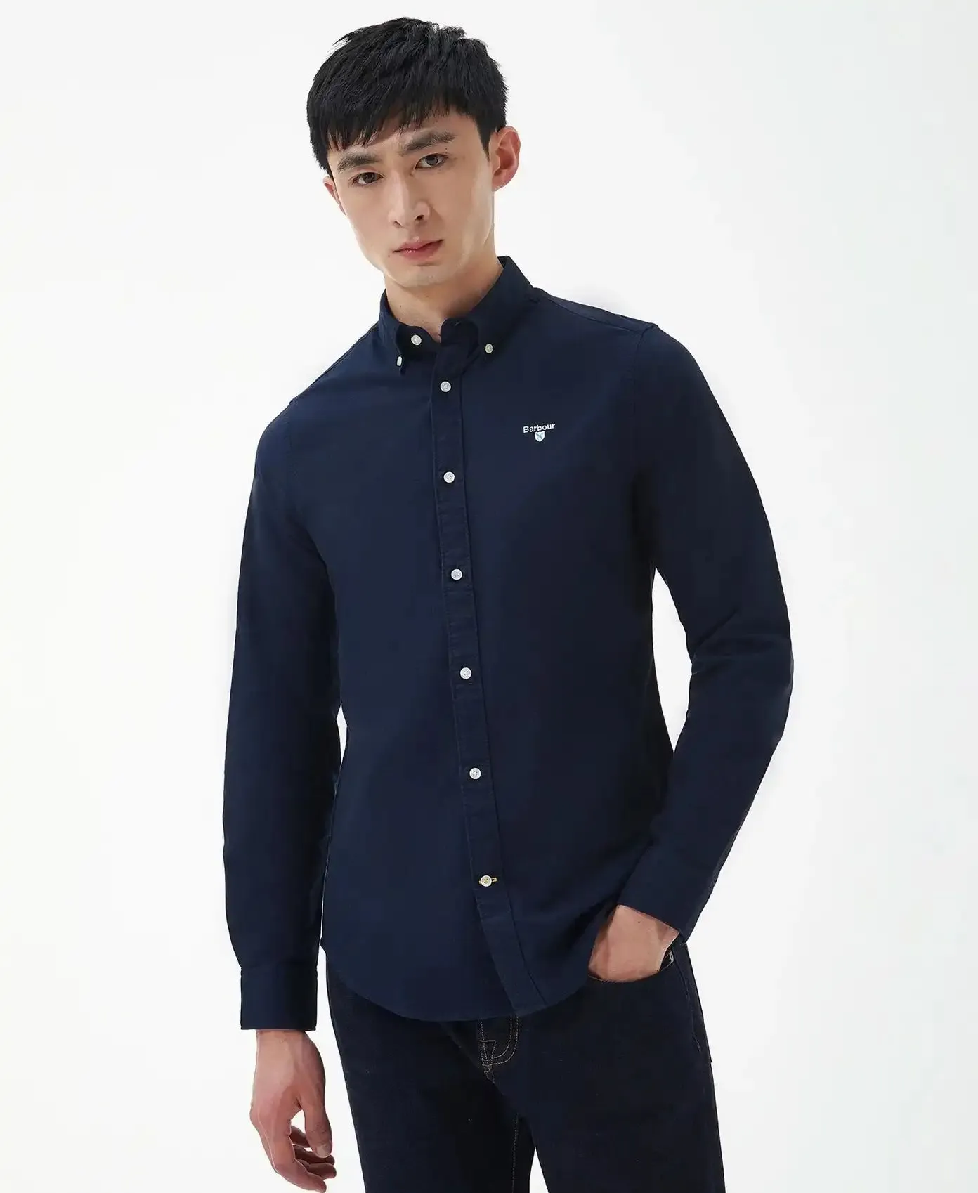 Barbour Men's Oxtown Tailored Shirt Classic Navy