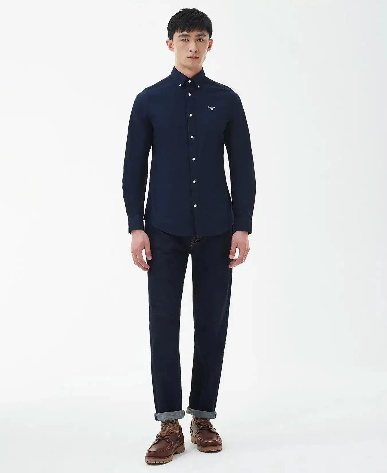 Barbour Men's Oxtown Tailored Shirt Classic Navy