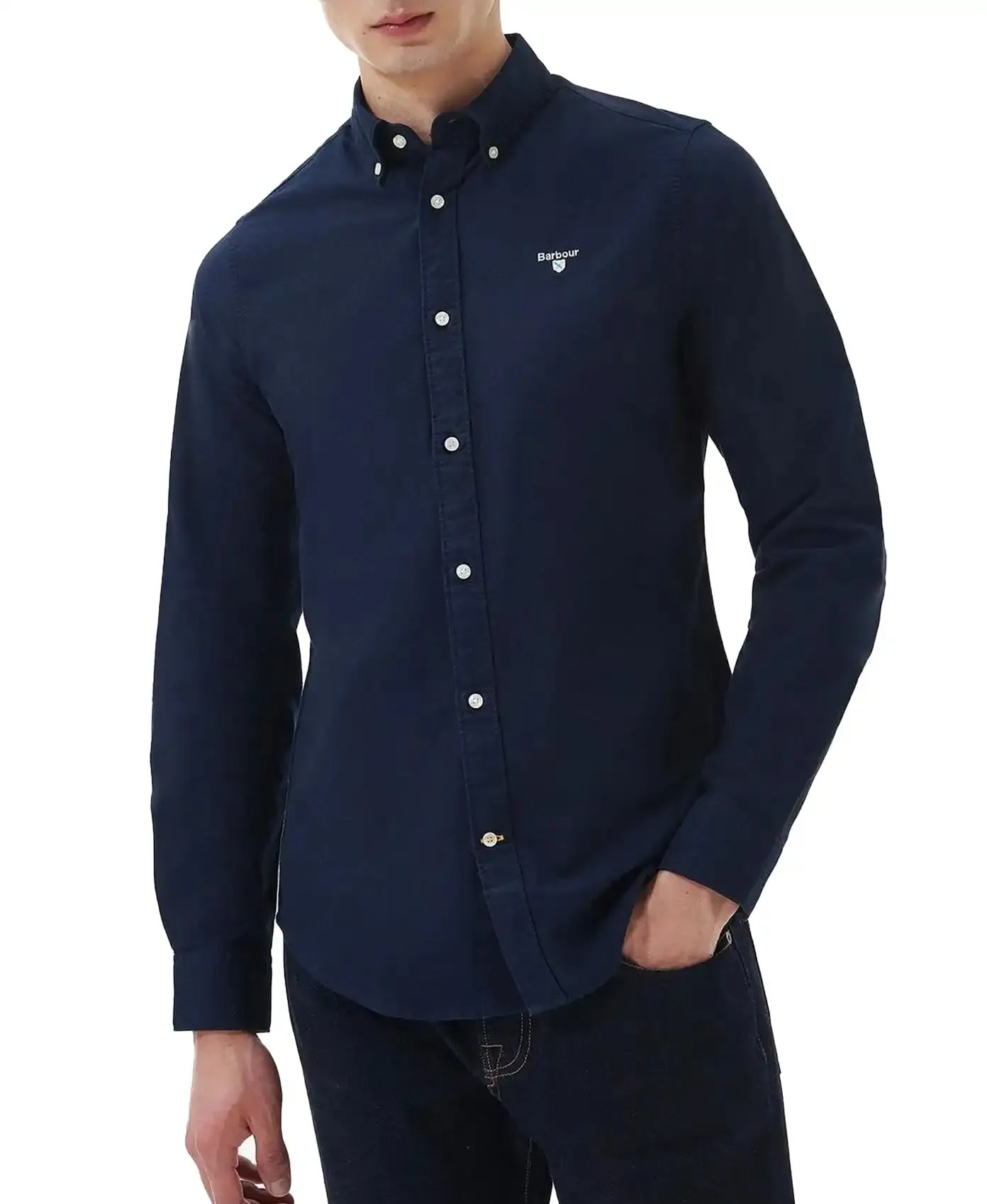 Barbour Men's Oxtown Tailored Shirt Classic Navy