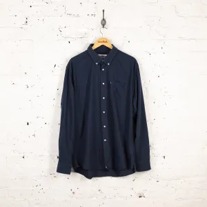 Barbour Stapleton Stanley Tailored Fit Shirt - Blue - XL