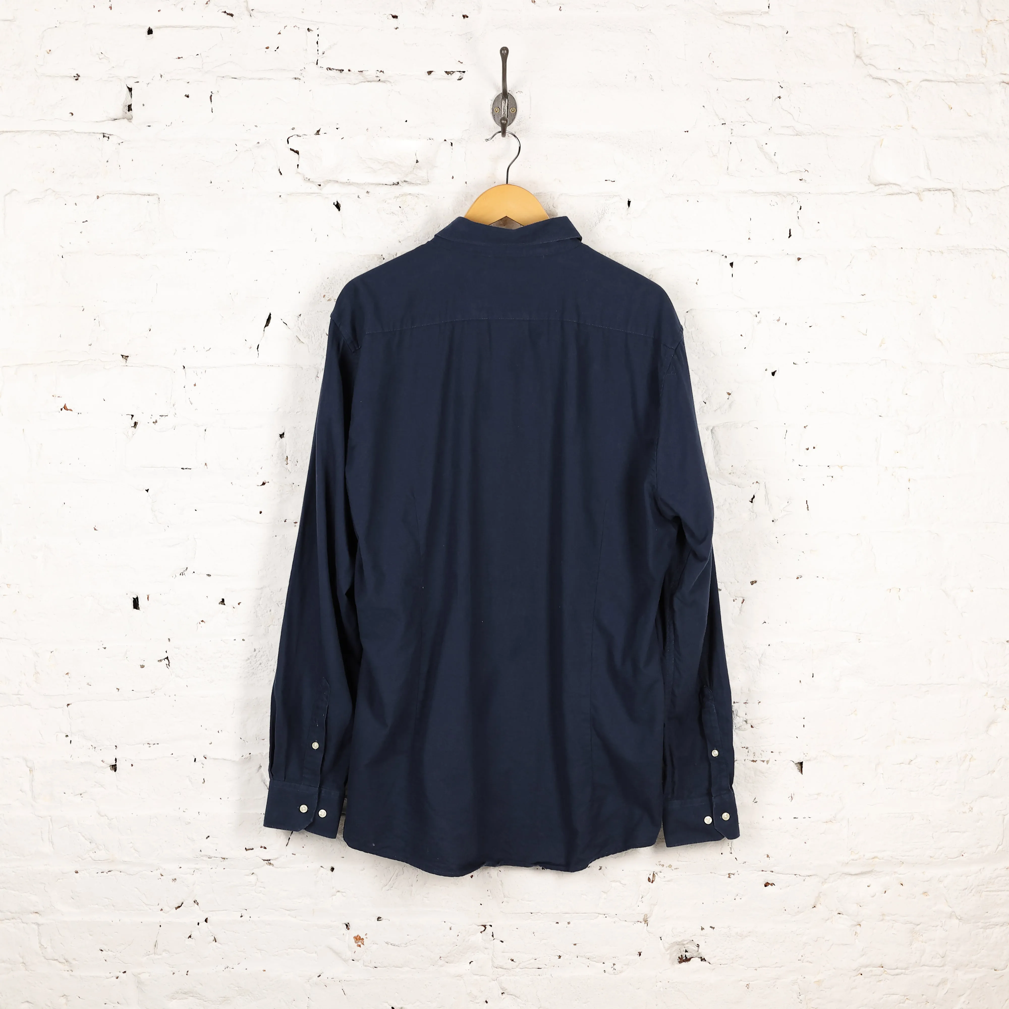 Barbour Stapleton Stanley Tailored Fit Shirt - Blue - XL