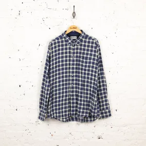 Barbour Theo Check Shirt - Blue - XL