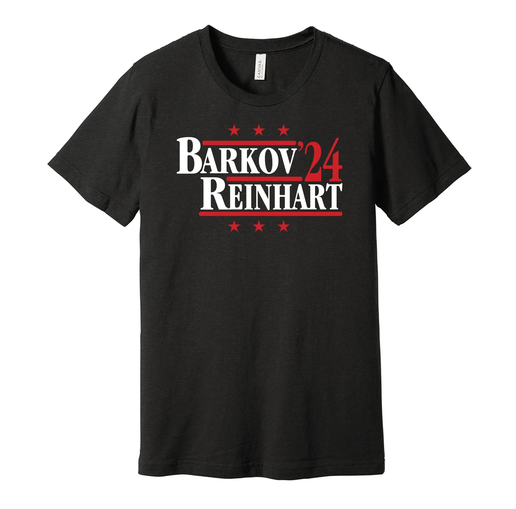Barkov & Reinhart '24 - Florida Political Campaign Parody T-Shirt - Hyper Than Hype Shirts