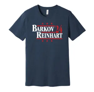 Barkov & Reinhart '24 - Florida Political Campaign Parody T-Shirt - Hyper Than Hype Shirts