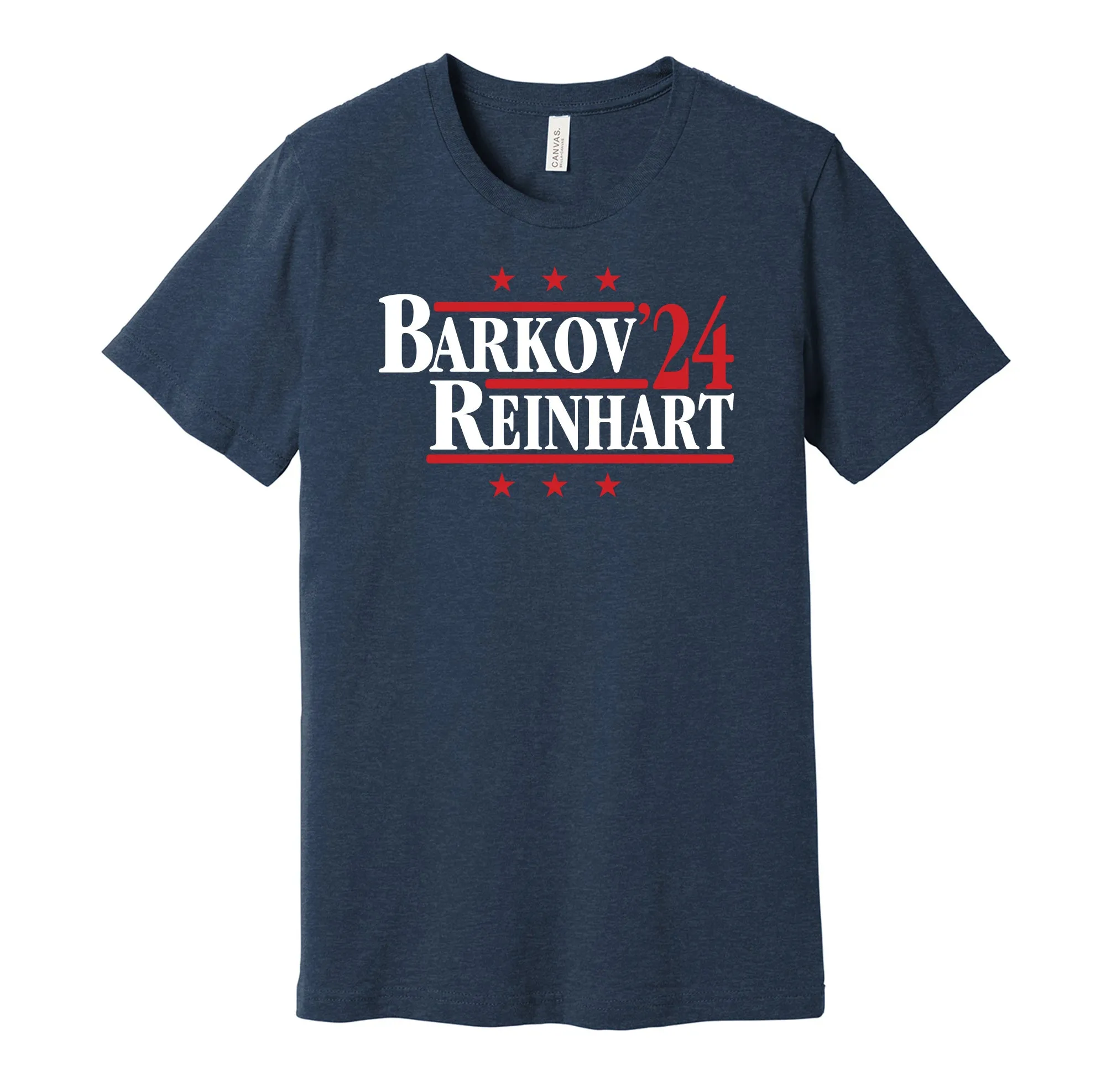 Barkov & Reinhart '24 - Florida Political Campaign Parody T-Shirt - Hyper Than Hype Shirts