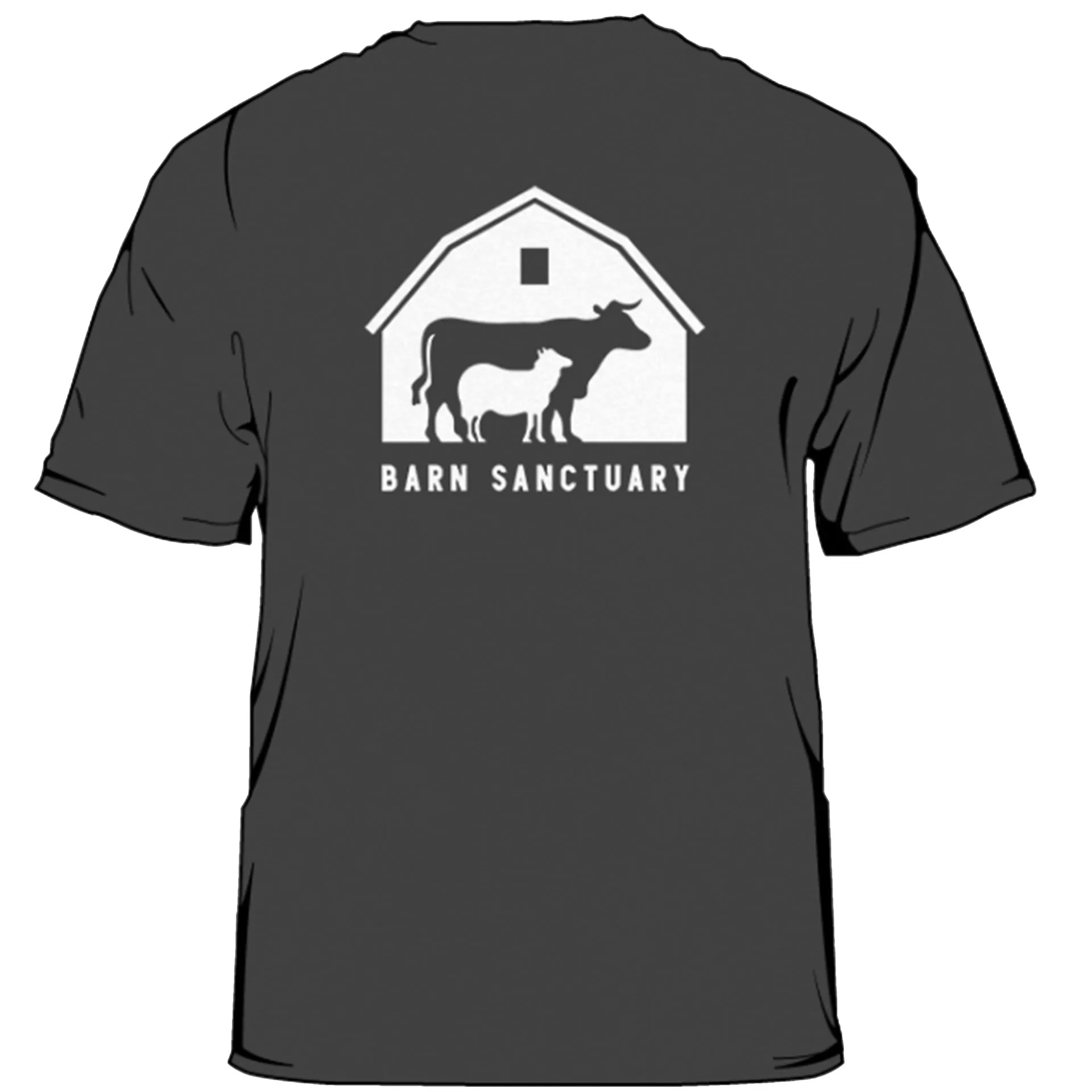 Barn Logo T-Shirt - Charcoal Gray