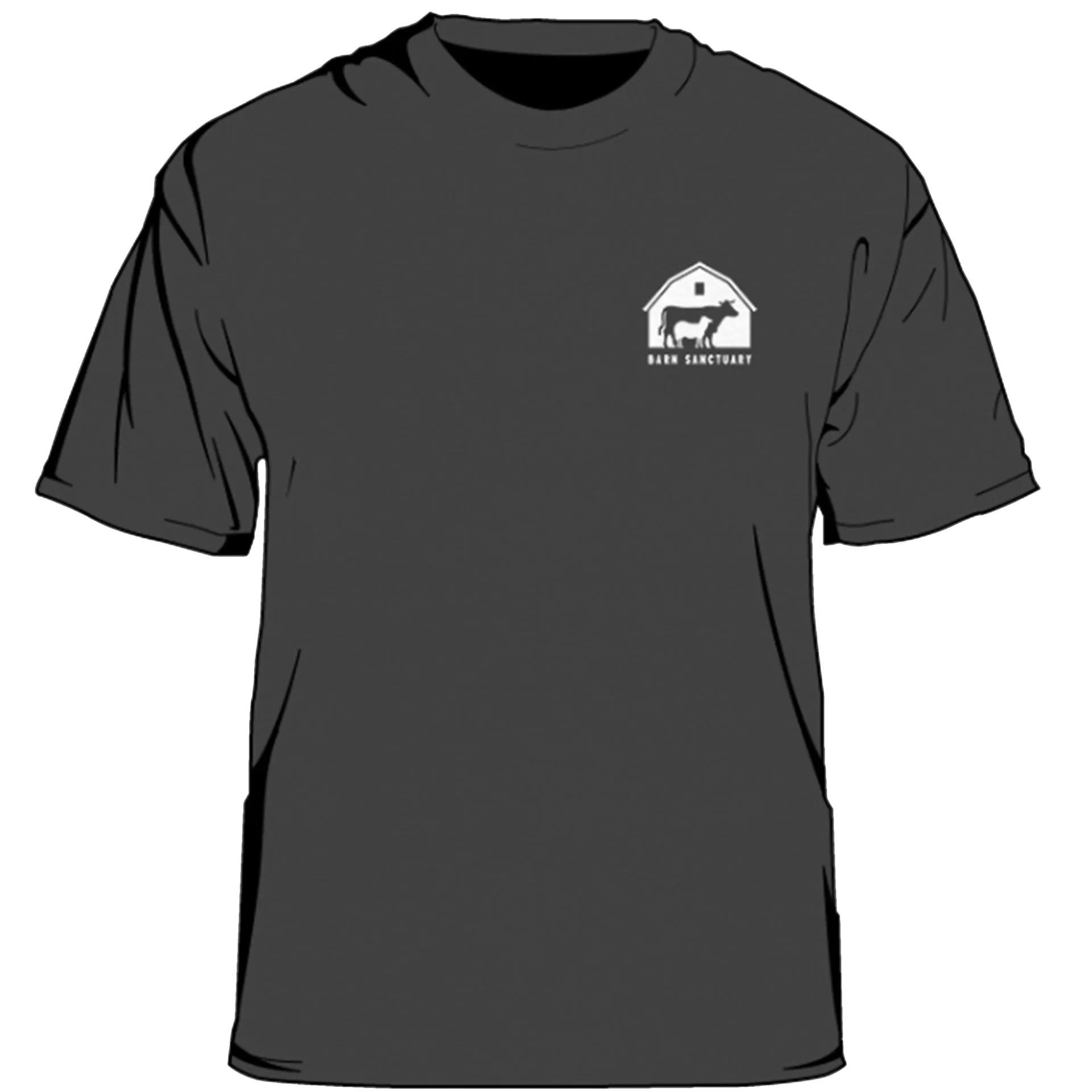 Barn Logo T-Shirt - Charcoal Gray