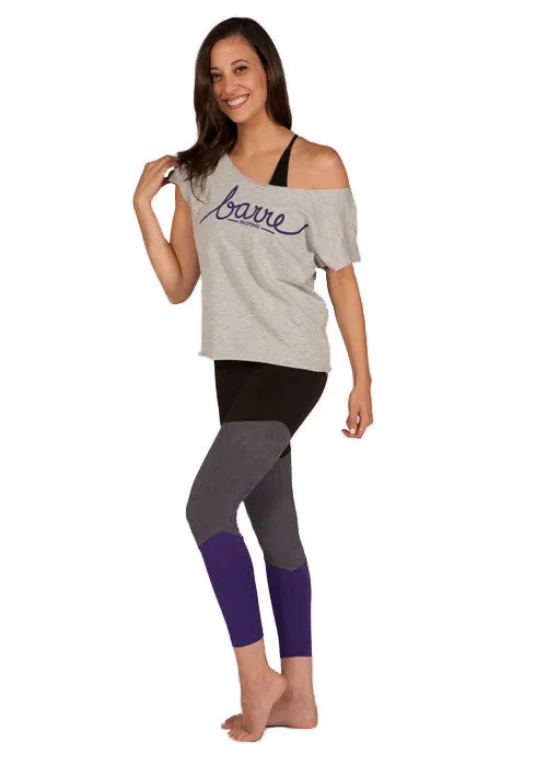 BARRE ONE SHOULDER TEE