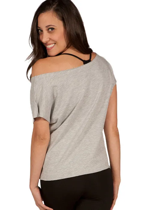 BARRE ONE SHOULDER TEE