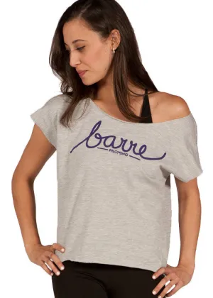 BARRE ONE SHOULDER TEE
