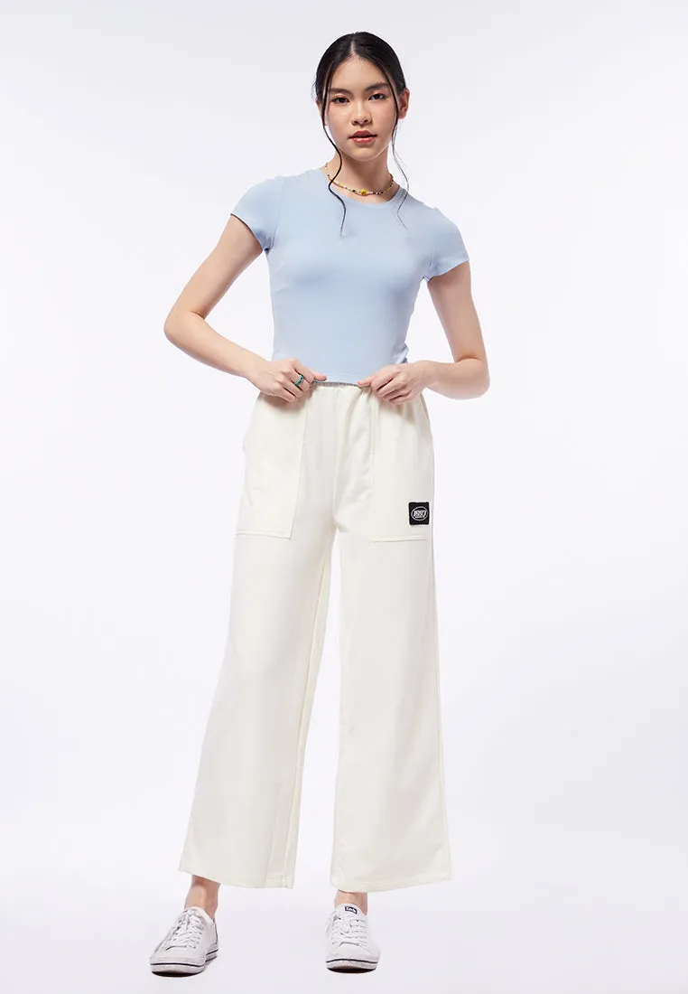 Basic Fitted Crop T-Shirt