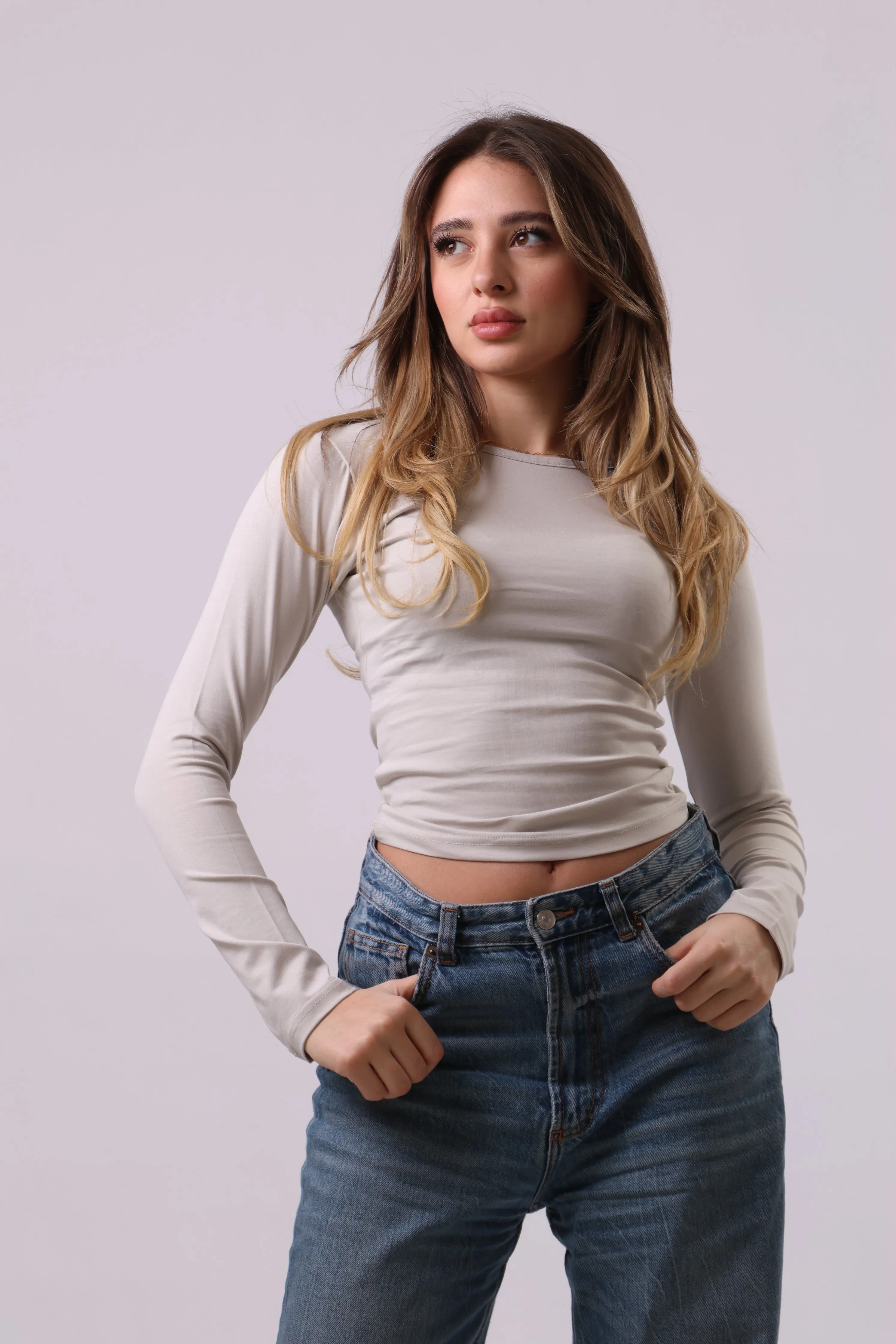Basic long sleeve shirt