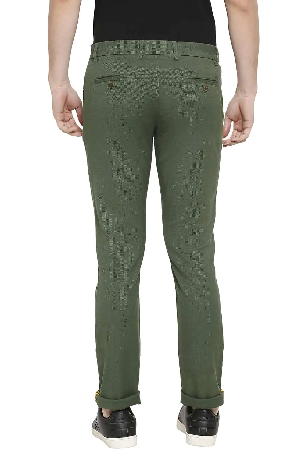 Basics Tapered Fit Stretch Trousers