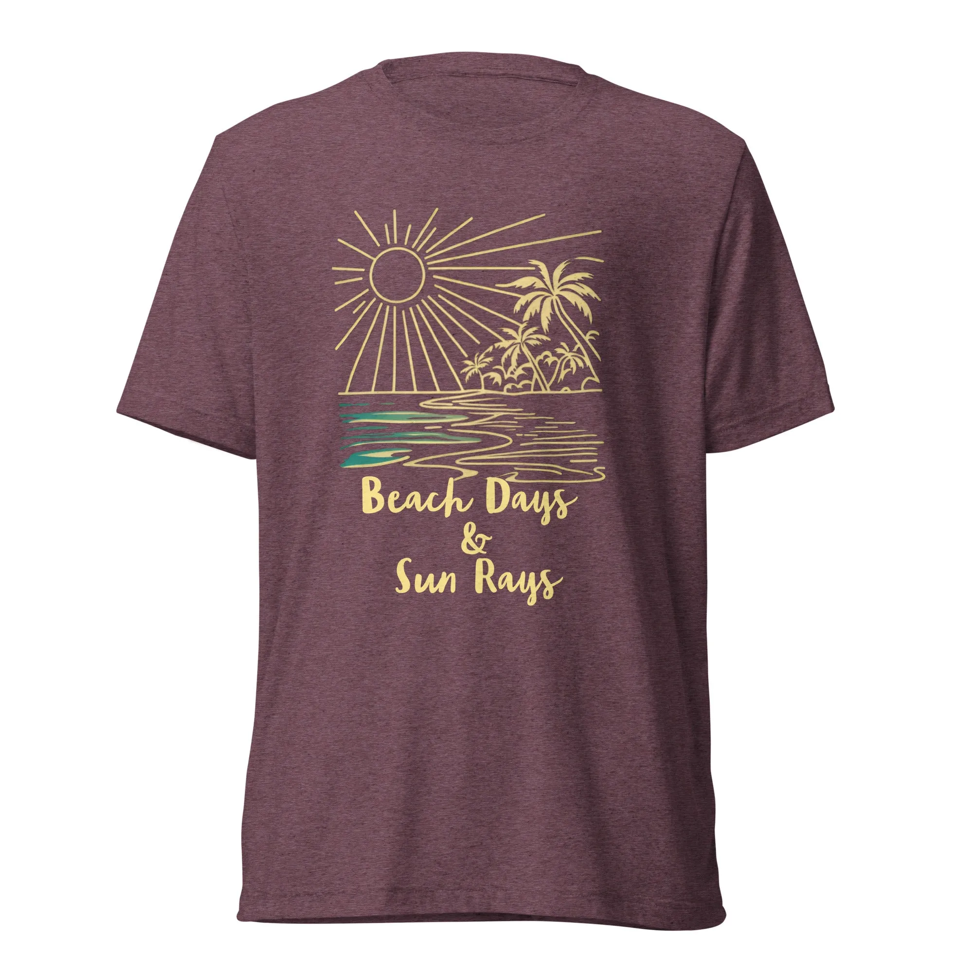 Beach Days & Sun Rays Unisex Tri-blend T-shirt